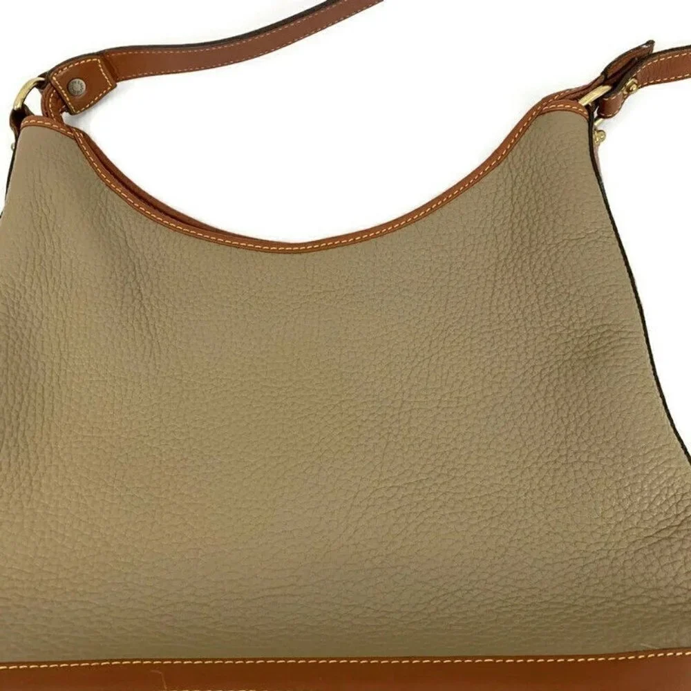 Dooney & Bourke Hobo Bag Purse Style R152 TP All Weather Leather Pebbled